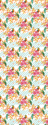 Store intérieur Oiseaux parmi les branches d'un arbre