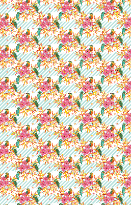 Store intérieur Oiseaux parmi les branches d'un arbre