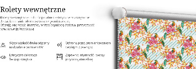 Store intérieur Oiseaux parmi les branches d'un arbre