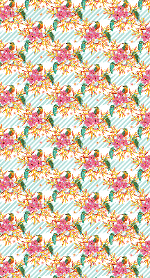 Store intérieur Oiseaux parmi les branches d'un arbre