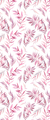 Store enrouleur Feuilles roses