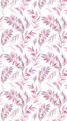 Store enrouleur Feuilles roses