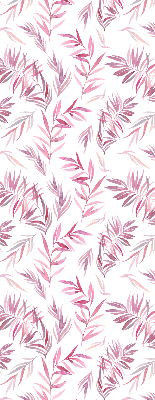 Store enrouleur Feuilles roses