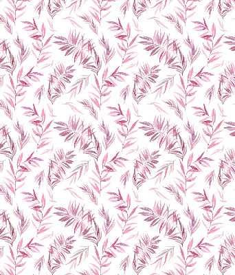 Store enrouleur Feuilles roses