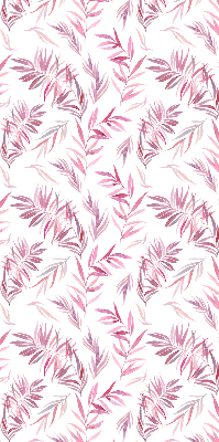 Store enrouleur Feuilles roses