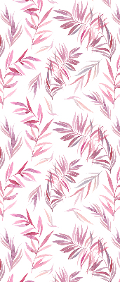 Store enrouleur Feuilles roses