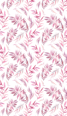 Store enrouleur Feuilles roses