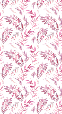 Store enrouleur Feuilles roses