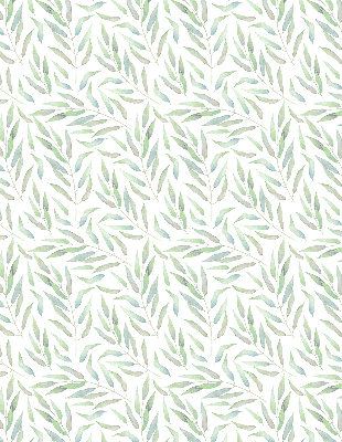 Store enrouleur Feuilles vertes