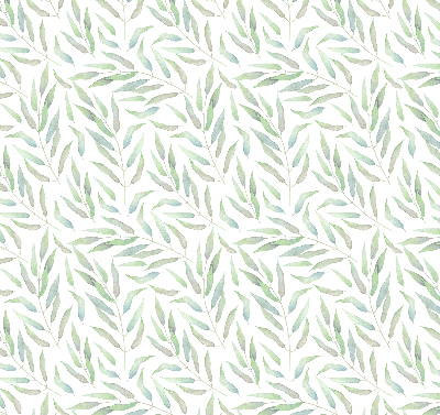 Store enrouleur Feuilles vertes