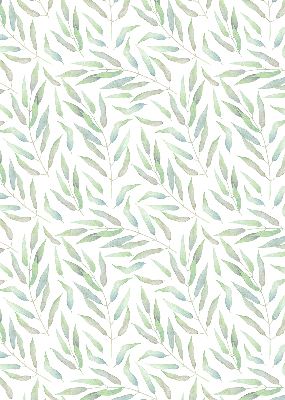 Store enrouleur Feuilles vertes