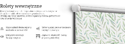 Store enrouleur Feuilles vertes