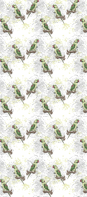 Store enrouleur Perroquets sur une branche