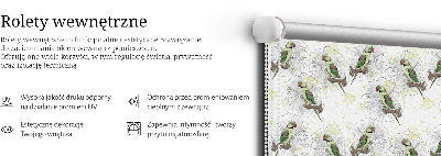 Store enrouleur Perroquets sur une branche