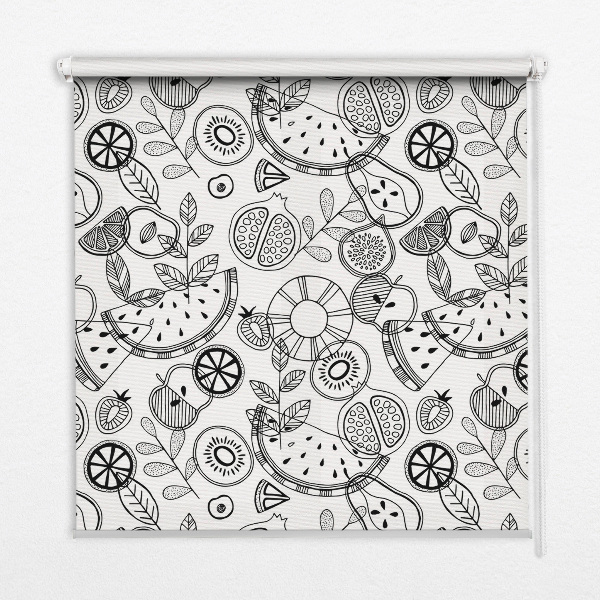 Store enrouleur Fruits dessinés