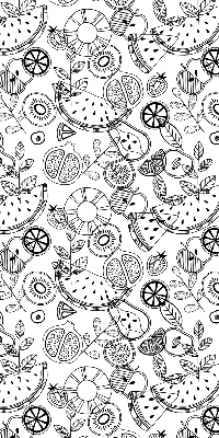 Store enrouleur Fruits dessinés