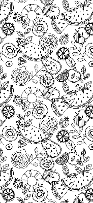 Store enrouleur Fruits dessinés