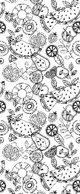 Store enrouleur Fruits dessinés