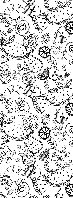 Store enrouleur Fruits dessinés