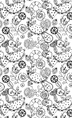 Store enrouleur Fruits dessinés