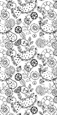 Store enrouleur Fruits dessinés