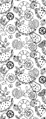 Store enrouleur Fruits dessinés