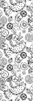 Store enrouleur Fruits dessinés