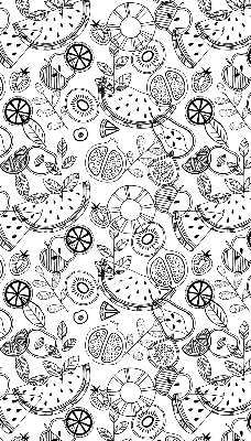 Store enrouleur Fruits dessinés