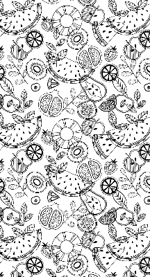 Store enrouleur Fruits dessinés