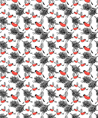 Store enrouleur Oiseaux bouvreuils