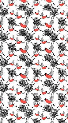 Store enrouleur Oiseaux bouvreuils