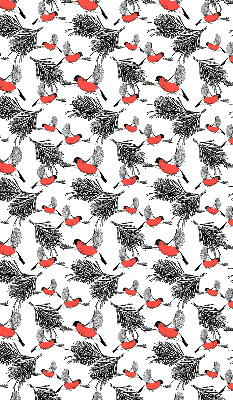 Store enrouleur Oiseaux bouvreuils