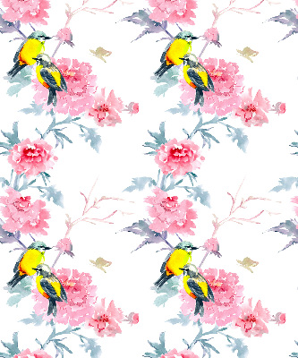 Store intérieur Oiseaux sur les fleurs