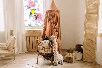 Store intérieur Oiseaux sur les fleurs