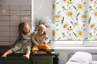 Store enrouleur Marguerites