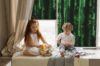 Store enrouleur Chiffres verts