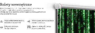 Store enrouleur Chiffres verts