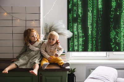 Store enrouleur Chiffres verts