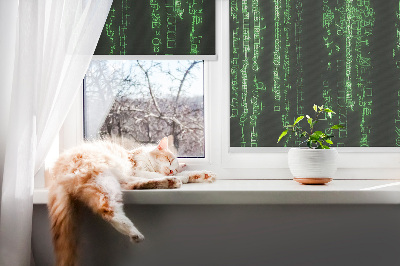 Store enrouleur Chiffres verts