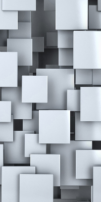 Store enrouleur Carrés gris 3d
