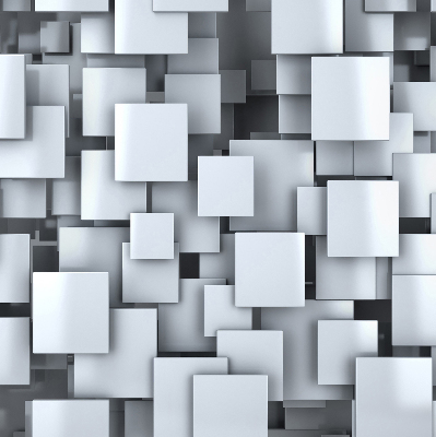 Store enrouleur Carrés gris 3d