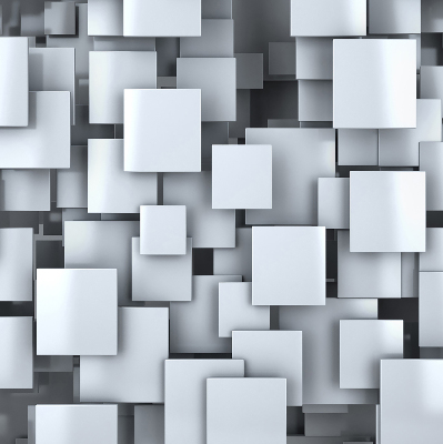 Store enrouleur Carrés gris 3d