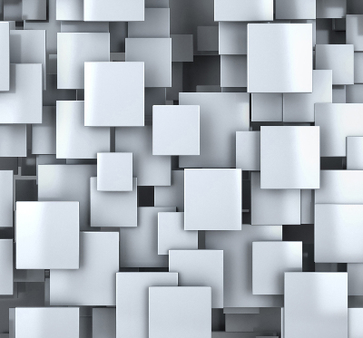 Store enrouleur Carrés gris 3d