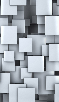 Store enrouleur Carrés gris 3d