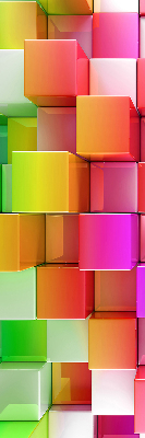 Store intérieur Cubes 3d colorés