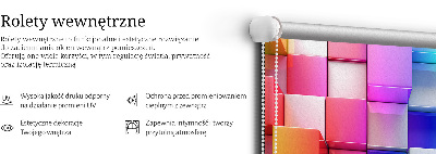 Store intérieur Cubes 3d colorés