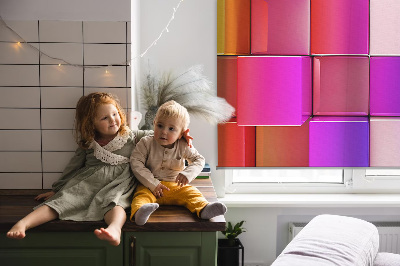 Store intérieur Cubes 3d colorés