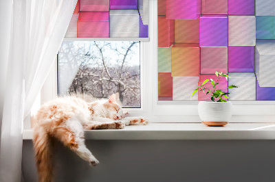 Store intérieur Cubes 3d colorés