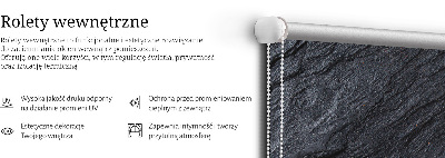 Store enrouleur Texture noire