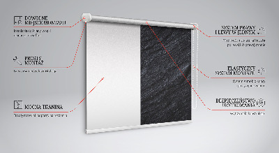 Store enrouleur Texture noire